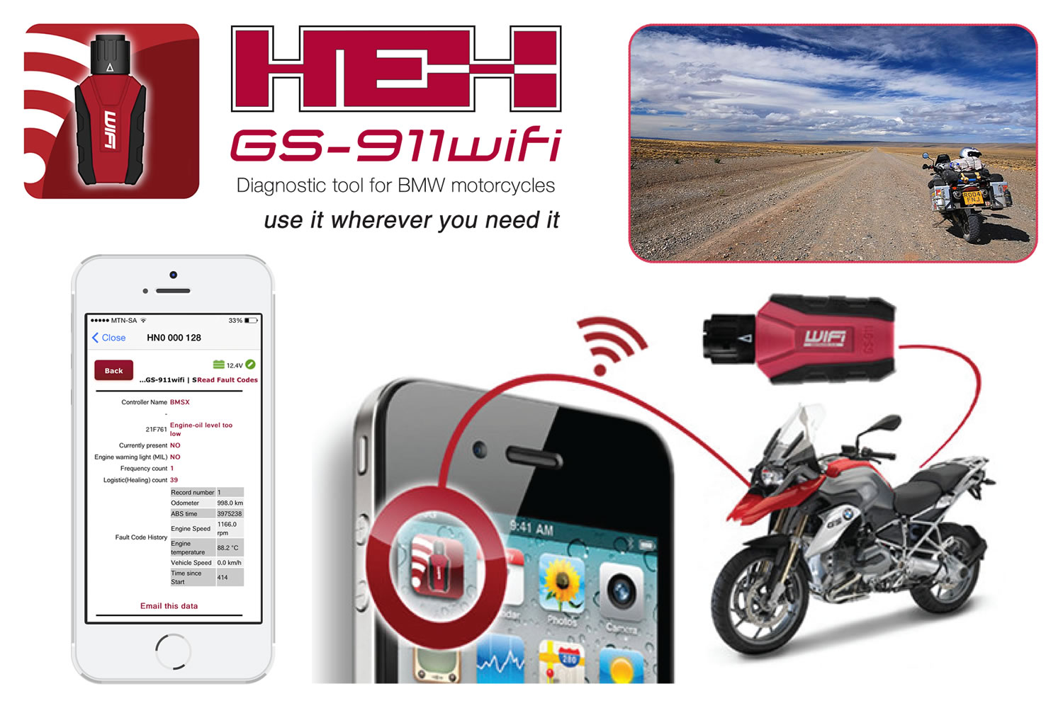 GS-911 BMW Diagnostic Tool for trouble-free travel