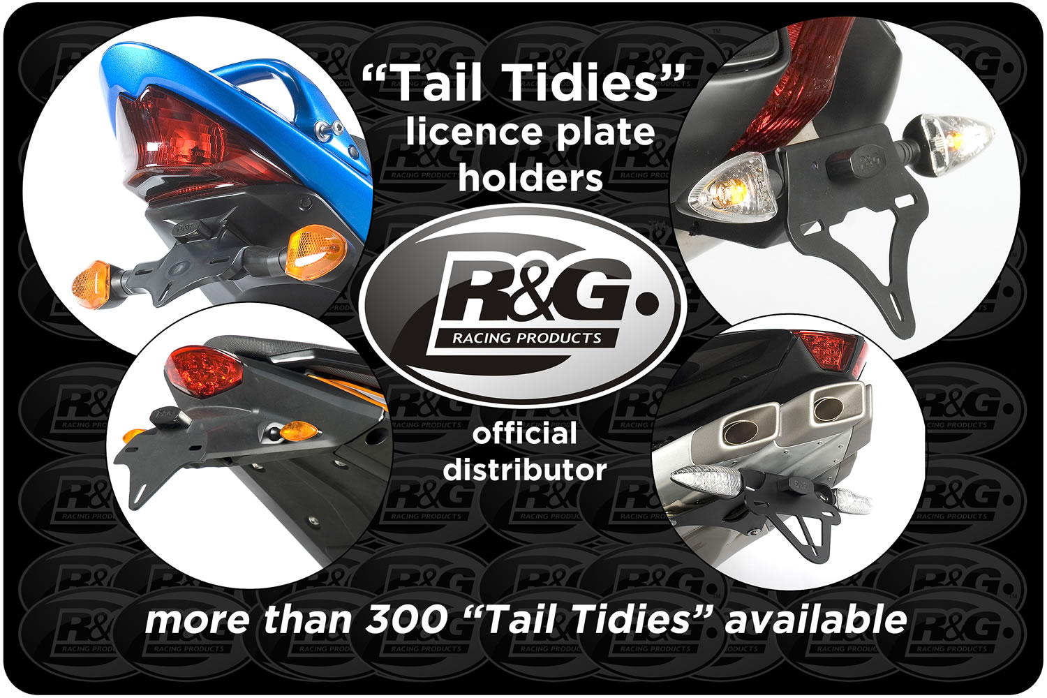 RG Racing Tail Tidy License Plate Holders