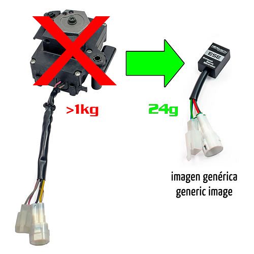(imagen para) Emulador de Servomotor del Escape ESE-KT3 para KTM