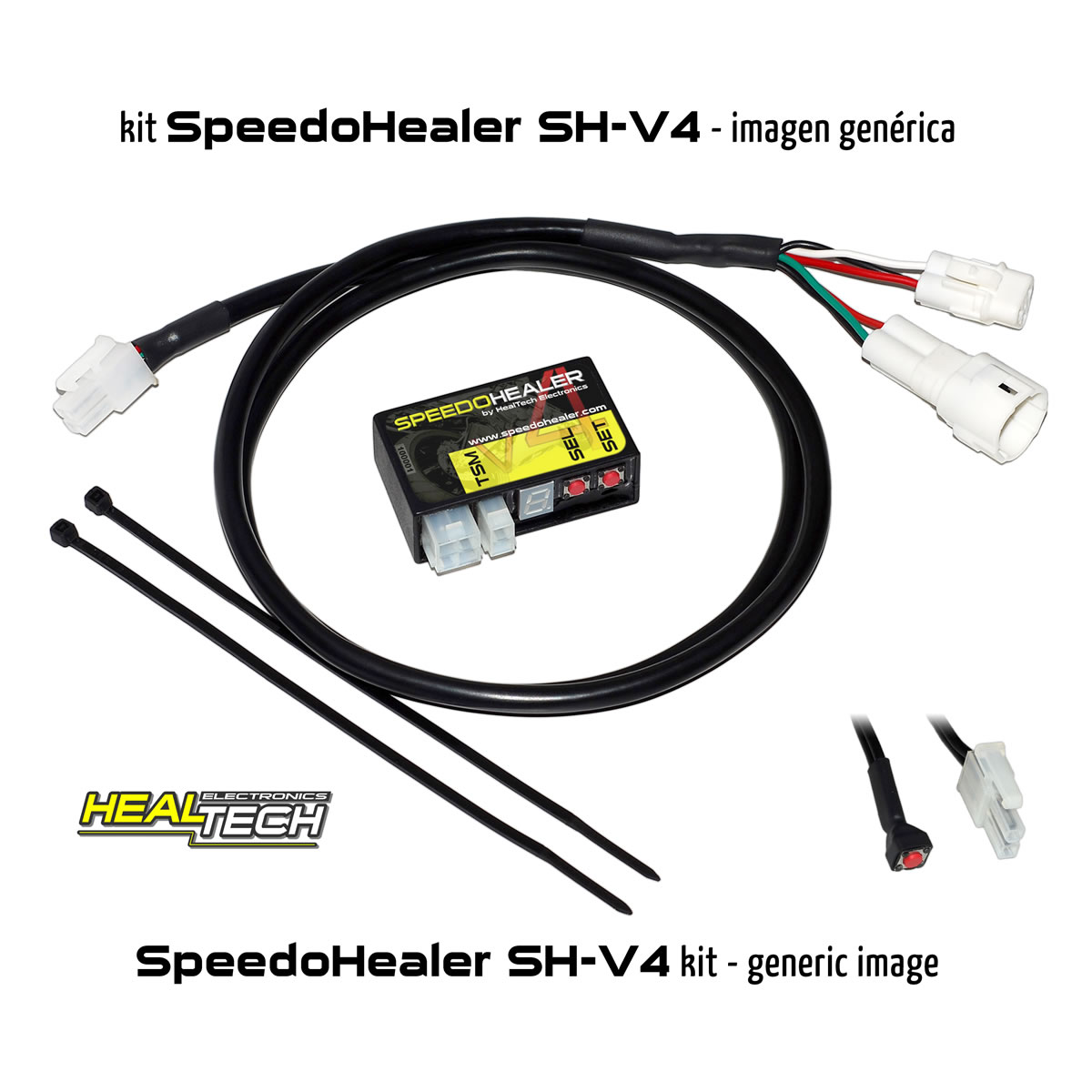 (imagen para) Kit SpeedoHealer SH-V4 + SH-D01 - BMW G450X, Benelli, Ducati, MV Agusta, Moto Morini - Pinche Imagen para Cerrar